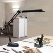 LED-Tischleuchte MAULatlantic, schwarz, Höhe 41 cm, Standfuß