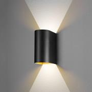 LED-Wandleuchte Feeling, schwarz-gold