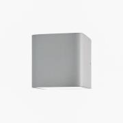 Egger LED-Wandleuchte Gino, weiß, 3.000 K, 10x10 cm, dimmbar