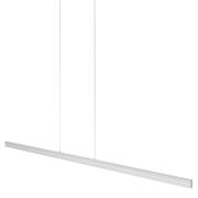 LED-Hängeleuchte Bande, 150 cm, stahlfarben, CCT, Dimmer