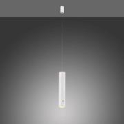 JUST LIGHT. LED-Akku-Hängeleuchte Attach, weiß, Eisen