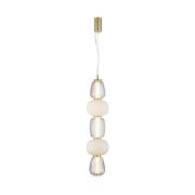 LOOM DESIGN LED-Hängelampe Pearl 5 amber/gold Glas Höhe 78cm