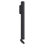 FLOS Flauta Riga LED-Wandlampe 1-10V schwarz 225mm