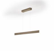 LED-Hängeleuchte Fara, up/down, Länge 112cm bronze