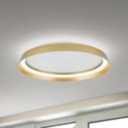 LED-Deckenlampe Manta, Ø 45 cm, goldfarben, Alu, up/down