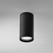 Egger DLS Downlight CL 15, schwarz, Ø 9 cm, Aluminium, IP44