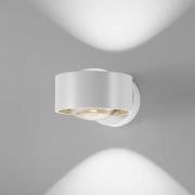 Egger DLS LED-Wandlampe Clippo Optic, weiß/gold, DTW up/down