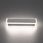 LED-Wandleuchte Aluro, Metall, nickelfarben, CCT, dimmbar