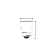 OSRAM LED Star Flat E27 3,5W 2.700K 3-Step-dim Wechselring