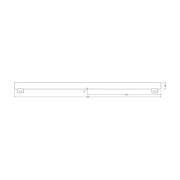 OSRAM LED-Linienlampe S14s 9,9W Röhre 2.700K 100cm matt dim