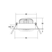 BRUMBERG LED-Spot BB33 on/off Anschlussbox strukturschwarz