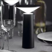 LEDS-C4 LED-Akku-Tischleuchte Cocktail, schwarz Höhe 21,5 cm