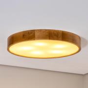 Deckenleuchte Cleo, Ø 57,5 cm, 5-flammig, Eichenholz, E27