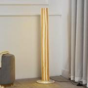 Lucande LED-Stehleuchte Silja, 101 cm, Holz, Harz, 3000K