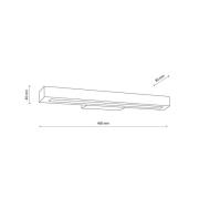 LED-Holzwandleuchte Teo, kiefer, 46 cm, 3000 K