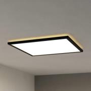 EGLO connect LED-Deckenlampe Rovito-Z, schwarz, 50 x 50 cm