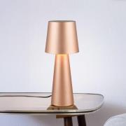 Tischleuchte Nubian, braun, Höhe 40 cm, Metall, E27