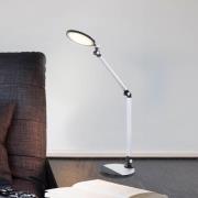 LED-Tischlampe Konsti, Höhe 90 cm, schwarz/silberfarben, CCT