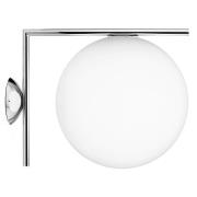 FLOS IC C/W2 Wandleuchte, chrom Ø 30 cm