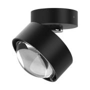 Puk Mini Move LED, Linse klar, schwarz matt/chrom