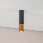 Euluna Thalassa Downlight 1flg schwarz/kupfer 29cm