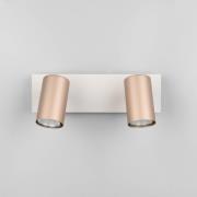 Deckenstrahler Marley braun/hellgrau 30 x 9 cm 2-flg. Metall
