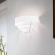 Wandleuchte Levin mit Stahlschirm, weiß