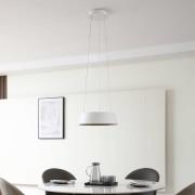 Lucande LED-Hängeleuchte Belsar, weiß, Aluminium, CCT