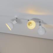 Deckenleuchte Elba, 40 cm, 3-flammig, weiß, Metall, E27