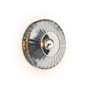Wandleuchte New Wave Optic, rauchgrau, Eyeball, Stecker