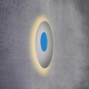 Escale Blade Open LED-Wandlampe RGBW silber Ø59cm
