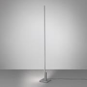 Quitani LED-Stehleuchte Talon, eloxal natur, Metall, dimmbar