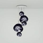 Tom Dixon Hängelampe Melt Large Round, Ø 95 cm, rauch