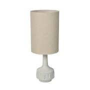 MARKET SET Tischlampe Jimmy, weiß/beigefarben, Höhe 83 cm