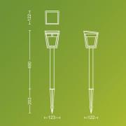 Philips LED-Solar-Erdspießlampe Nissa UE, Kunststoff, IP44