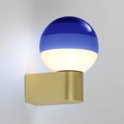 MARSET LED-Wandlampe Dipping Light A1, blau/gold