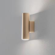 Wandleuchte Marion Plus, gold, GU10, Stahl, Höhe 18 cm