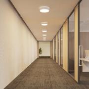 Arcchio LED-Deckenlampe Vanida, weiß, Ø 40 cm, up/down