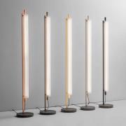 OLEV LED-Stehleuchte TRISEL, braun, Metall, 2.700 K, dimmbar