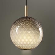 OLEV LED-Pendel BEAM STICK NUANCE BALLOTON braun Ø 35 cm 927
