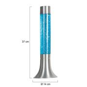 Tischlampe Volcan 4188, stahl, Glittereffekt, E14