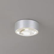Lindby LED-Downlight Siaka, grau, Metall, Ø 5 cm, IP65