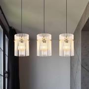 Hängeleuchte Gorley, Länge 80 cm, goldfarben/opal, 3-flg.