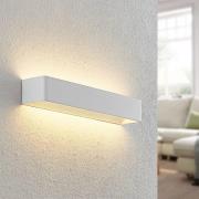 Arcchio LED-Wandlampe Karam, 53 cm, weiß, Metall, up/down