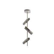 Deckenspot Leda 3, taupe, 3-flammig, Stahl, GU10, Höhe 76 cm