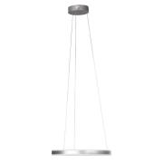 LED-Hängeleuchte Sirko, Ø 50 cm, nickelfarben, Metall, CCT