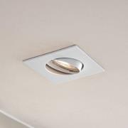 Prios Einbauleuchte Fibur, weiß, 9 cm, GU10