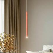 Hängeleuchte Sopel 1, ziegelrot, 1-flammig, Stahl, Ø 5 cm