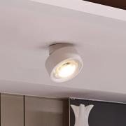 Arcchio LED-Deckenlampe Rotari, 1-fl., weiß, beweglich