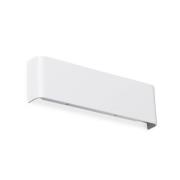 Ideal Lux LED-Wandleuchte Delta, weiß, B 30 cm, up/down